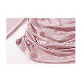 Damen Y2K Rosa Langarm Druck Shirt Sexy Top mit langen Ärmeln Alltag